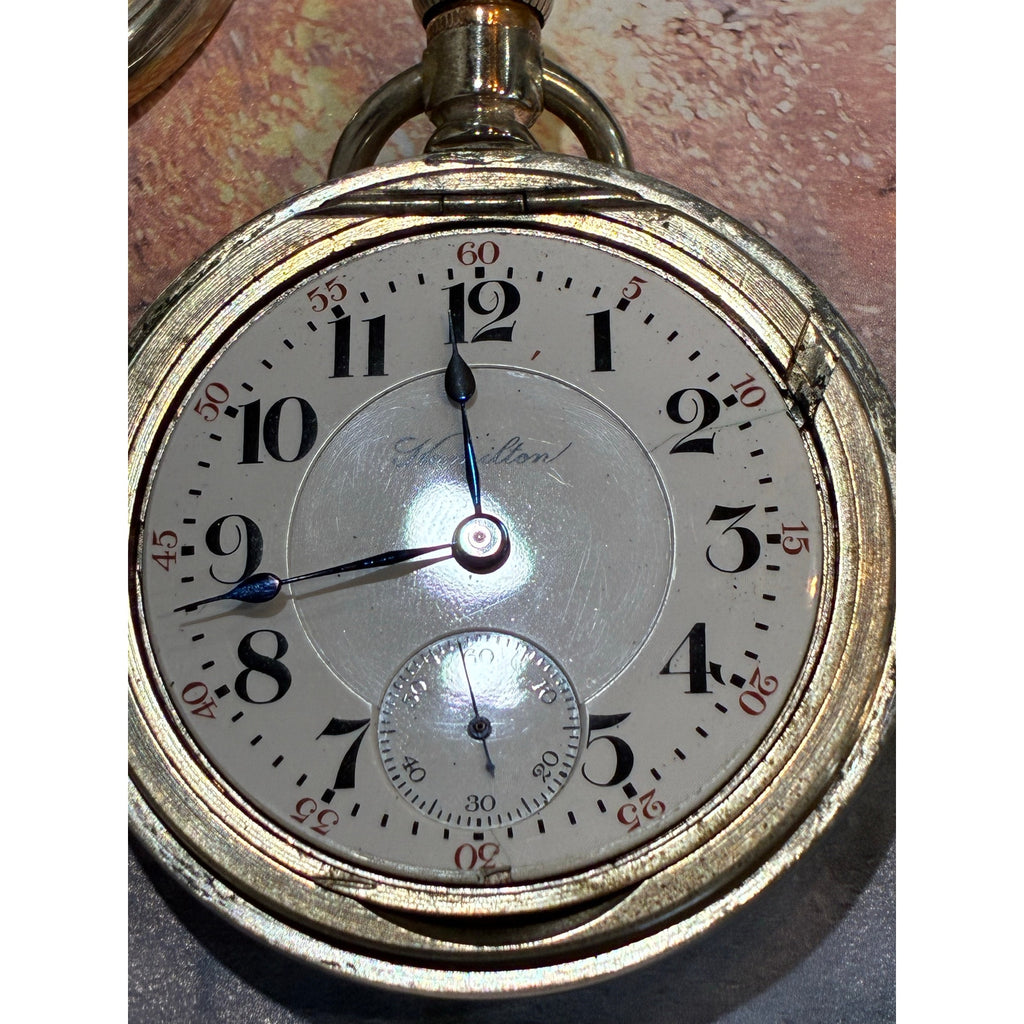 Hamilton Pocketwatch grade 940 18s 21J Railroad Grade Working