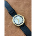 Vintage Reister Swiss Manual Wind 24 Hour Display Gold Tone Men’s Watch Rare