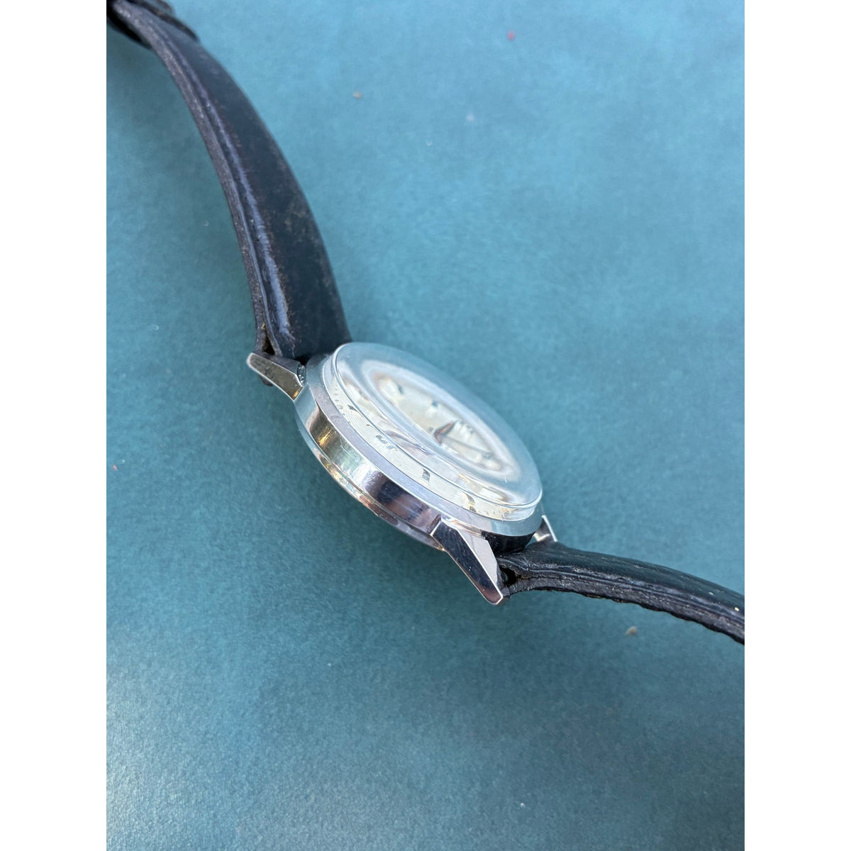 Vintage Hamilton Automatic Watch Silver Dial Stainless Steel New Crystal