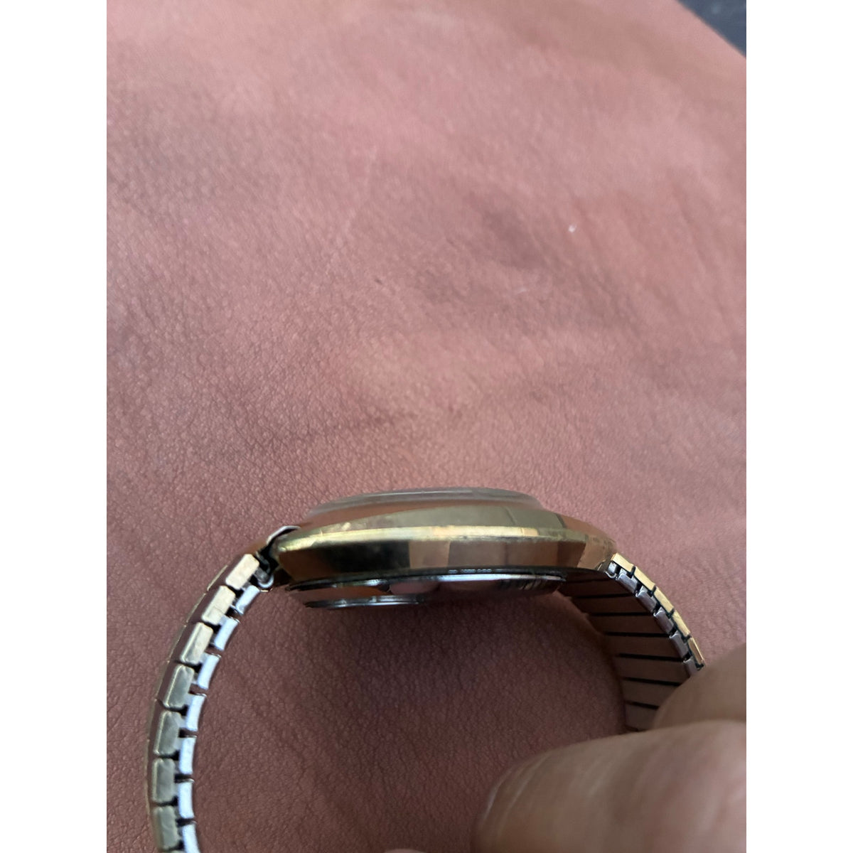 Vintage Waltham Sonic Electronic Swiss Made Gold Tone Men's Watch