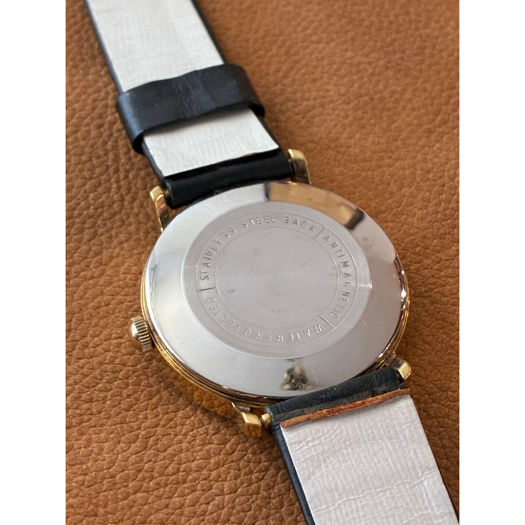 Vintage Reister Swiss Manual Wind 24 Hour Display Gold Tone Men’s Watch Rare