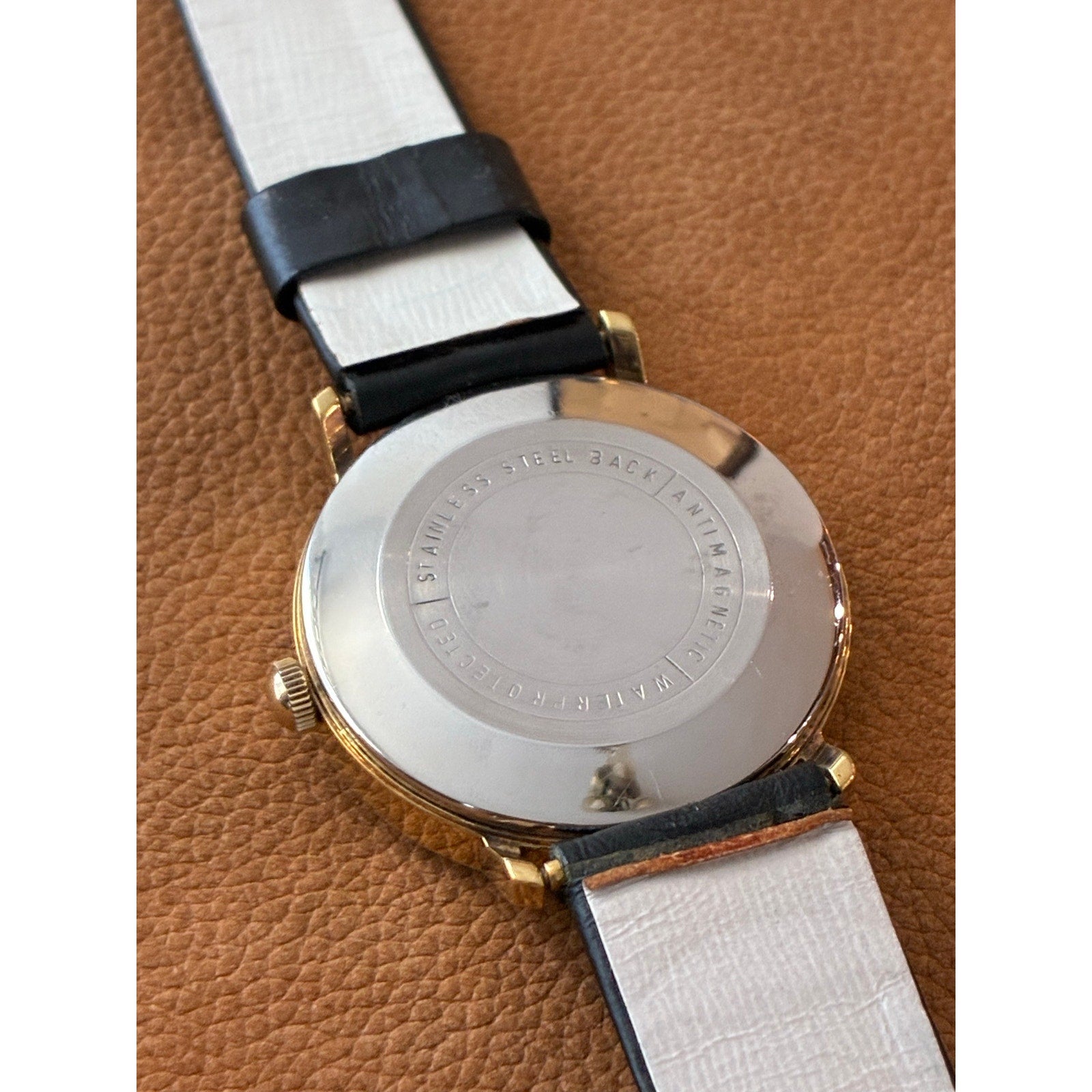 Vintage Reister Swiss Manual Wind 24 Hour Display Gold Tone Men’s Watch Rare