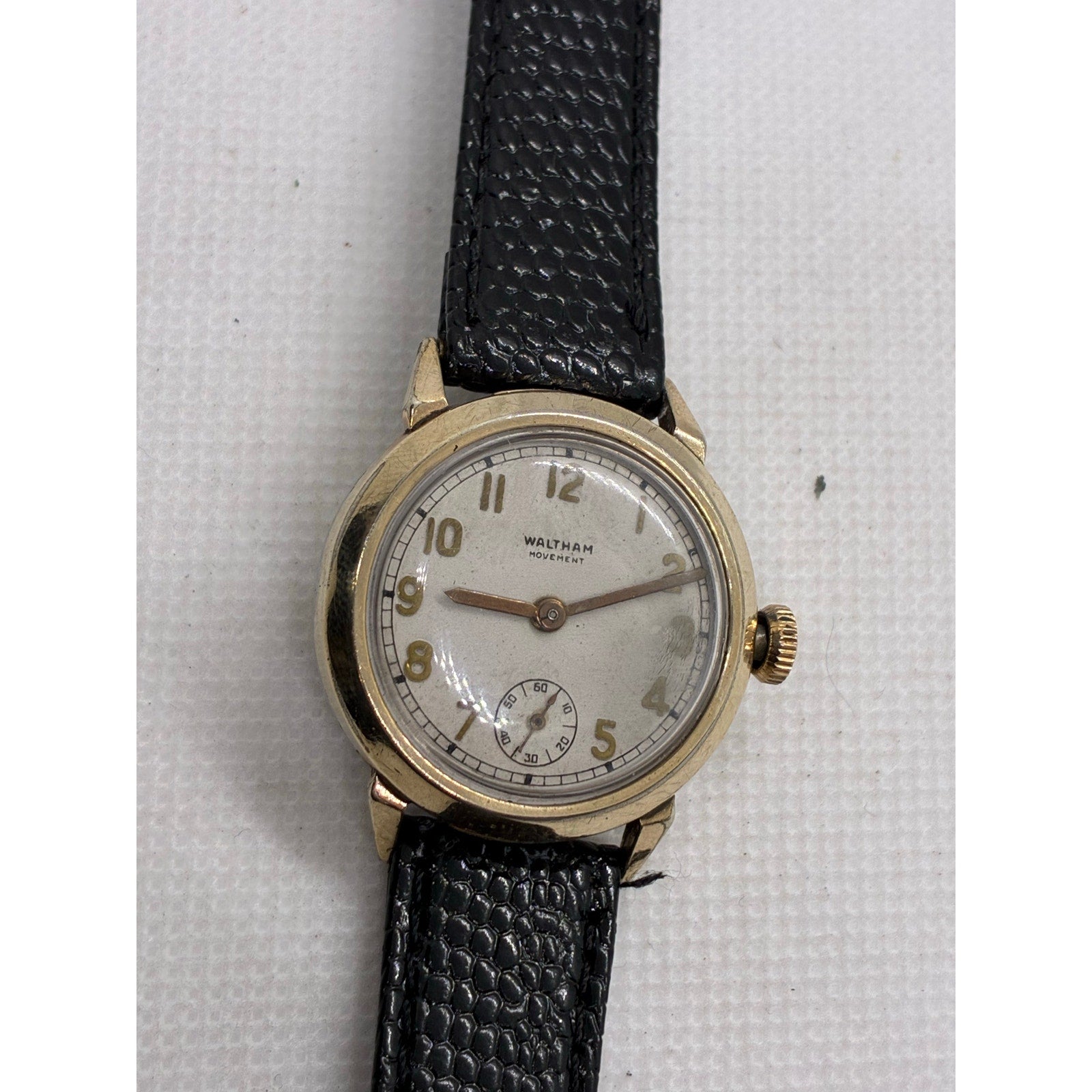 1940’s Waltham Riverside 17 Jewel Sub-Seconds Manual Wind-Original Dial- Running