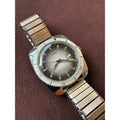 Vintage Timex Automatic Diver Watch Date Silver Dial Rotating Bezel