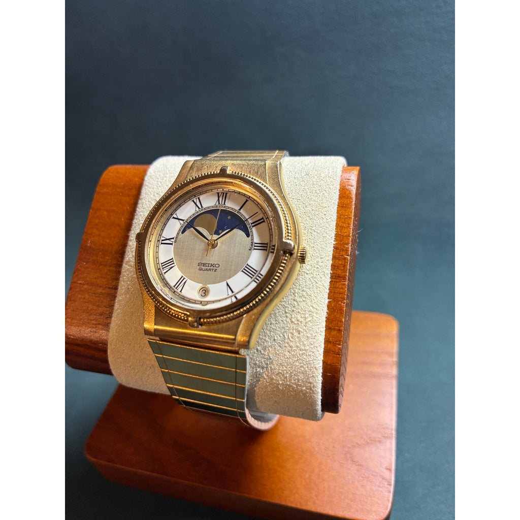 Rare Vintage Seiko Moonphase 1984 7434-6010