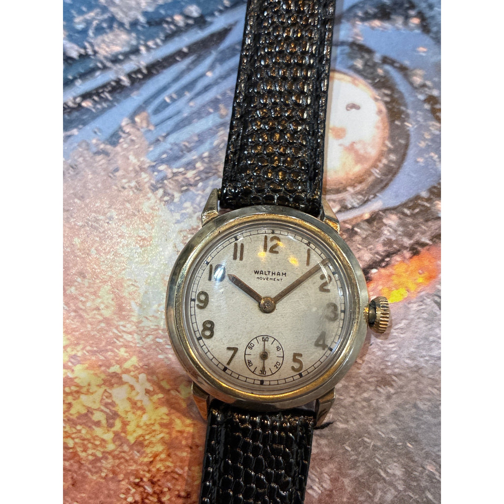 1940’s Waltham Riverside 17 Jewel Sub-Seconds Manual Wind-Original Dial- Running