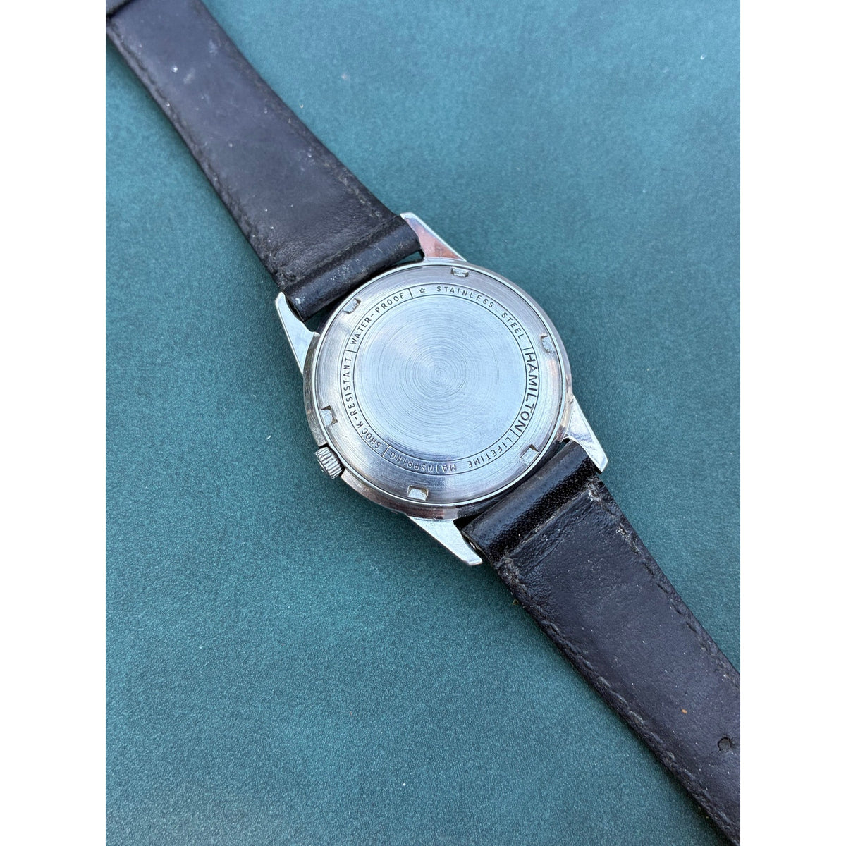 Vintage Hamilton Automatic Watch Silver Dial Stainless Steel New Crystal