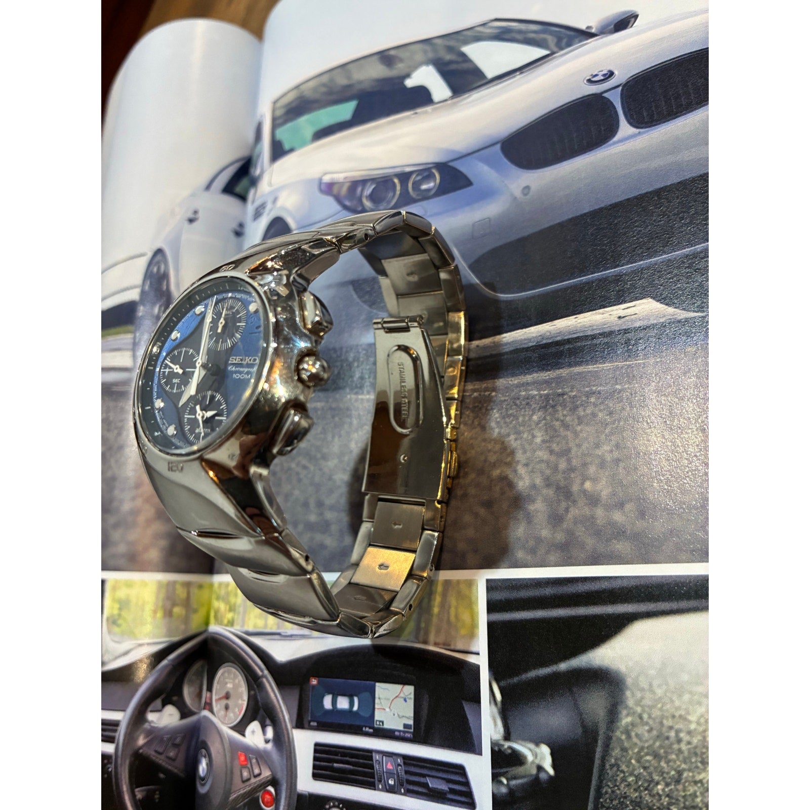 Vintage Seiko Assymetrical Chronograph 7T62-0AM0