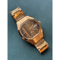 Vintage Bulova Accutron Dual-Day Automatic Gold Tone Day Date Watch