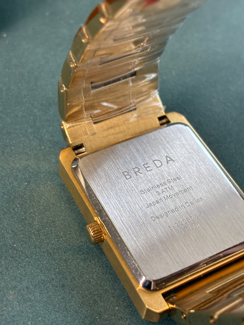 Breda Tandem Pulse tank style watch