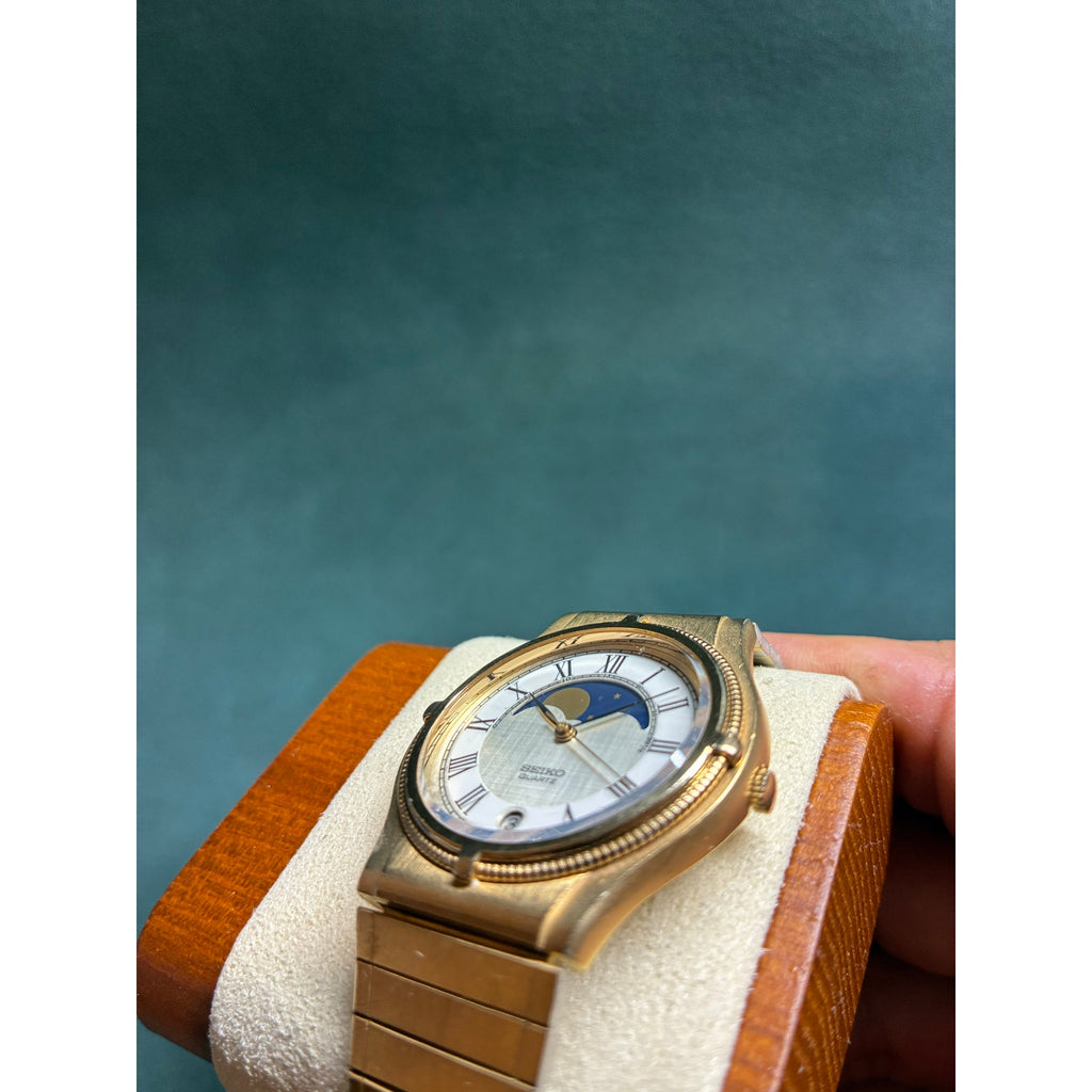 Rare Vintage Seiko Moonphase 1984 7434-6010