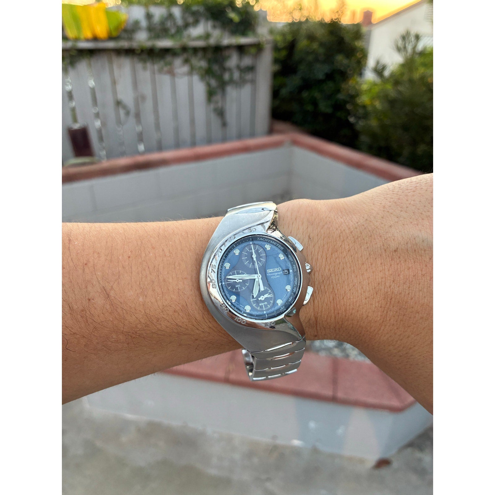 Vintage Seiko Assymetrical Chronograph 7T62-0AM0