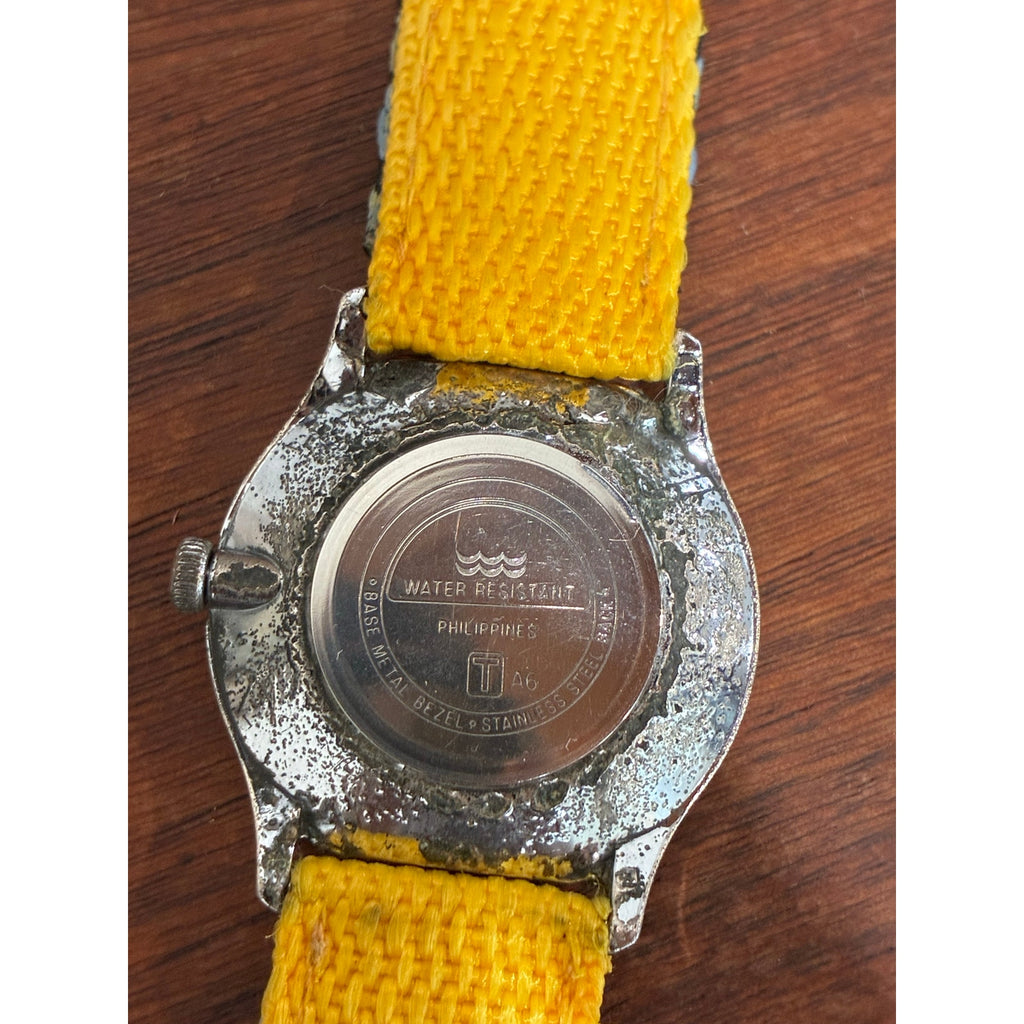Timex Water resistant mechanical watch on hipster strap.