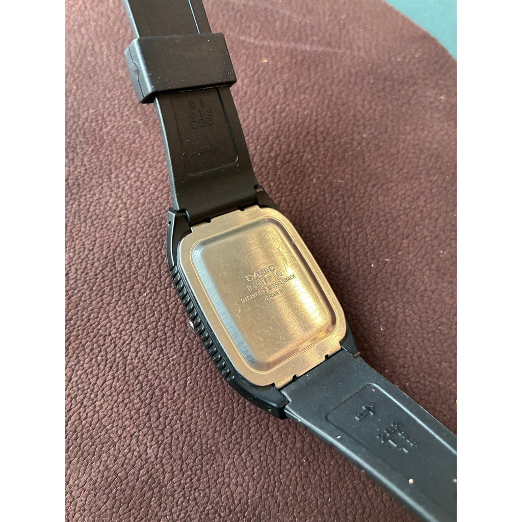 Vintage Casio FT-10 Flip Top Calculator Analog Quartz Watch Japan