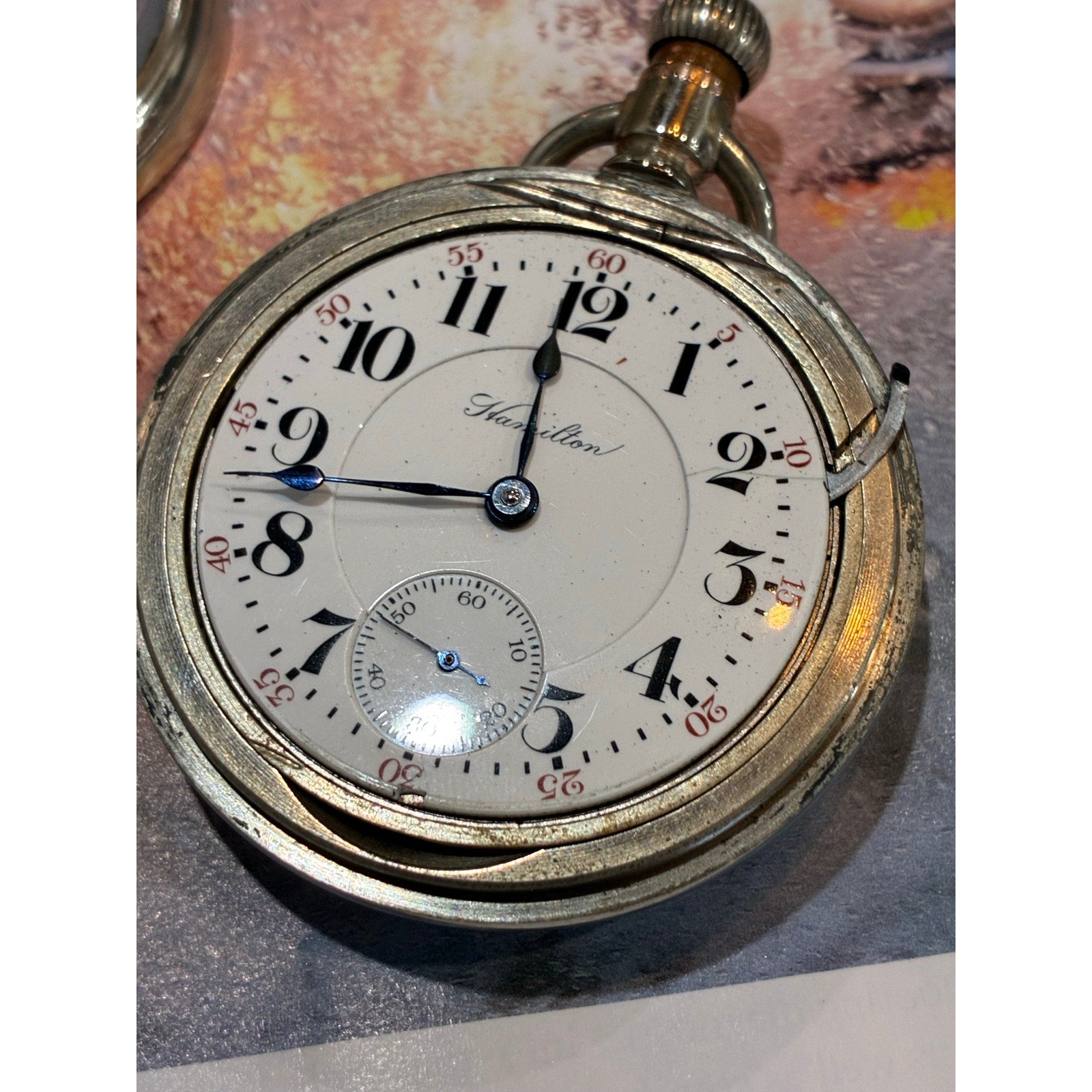 Hamilton Pocketwatch grade 940 18s 21J Railroad Grade Working