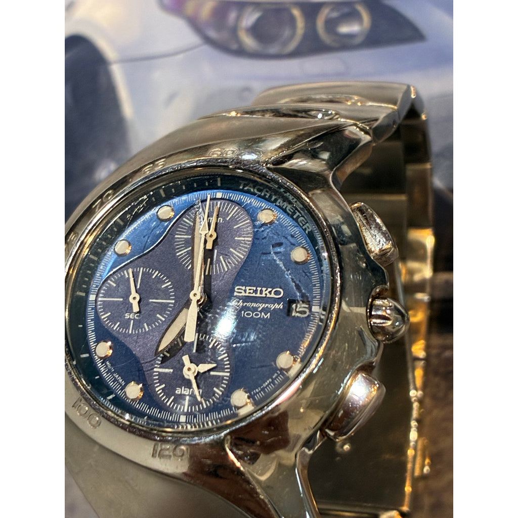 Vintage Seiko Assymetrical Chronograph 7T62-0AM0