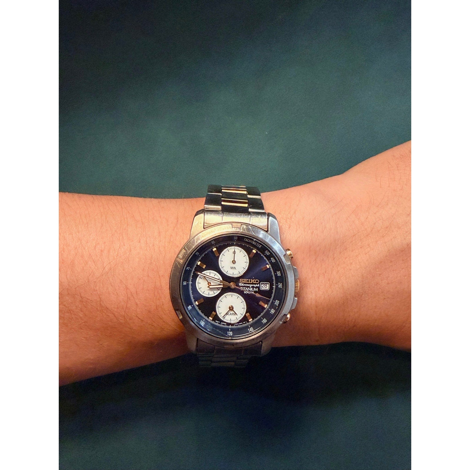 Vintage Seiko Chronograph Men’s Watch 7t62-0BE0