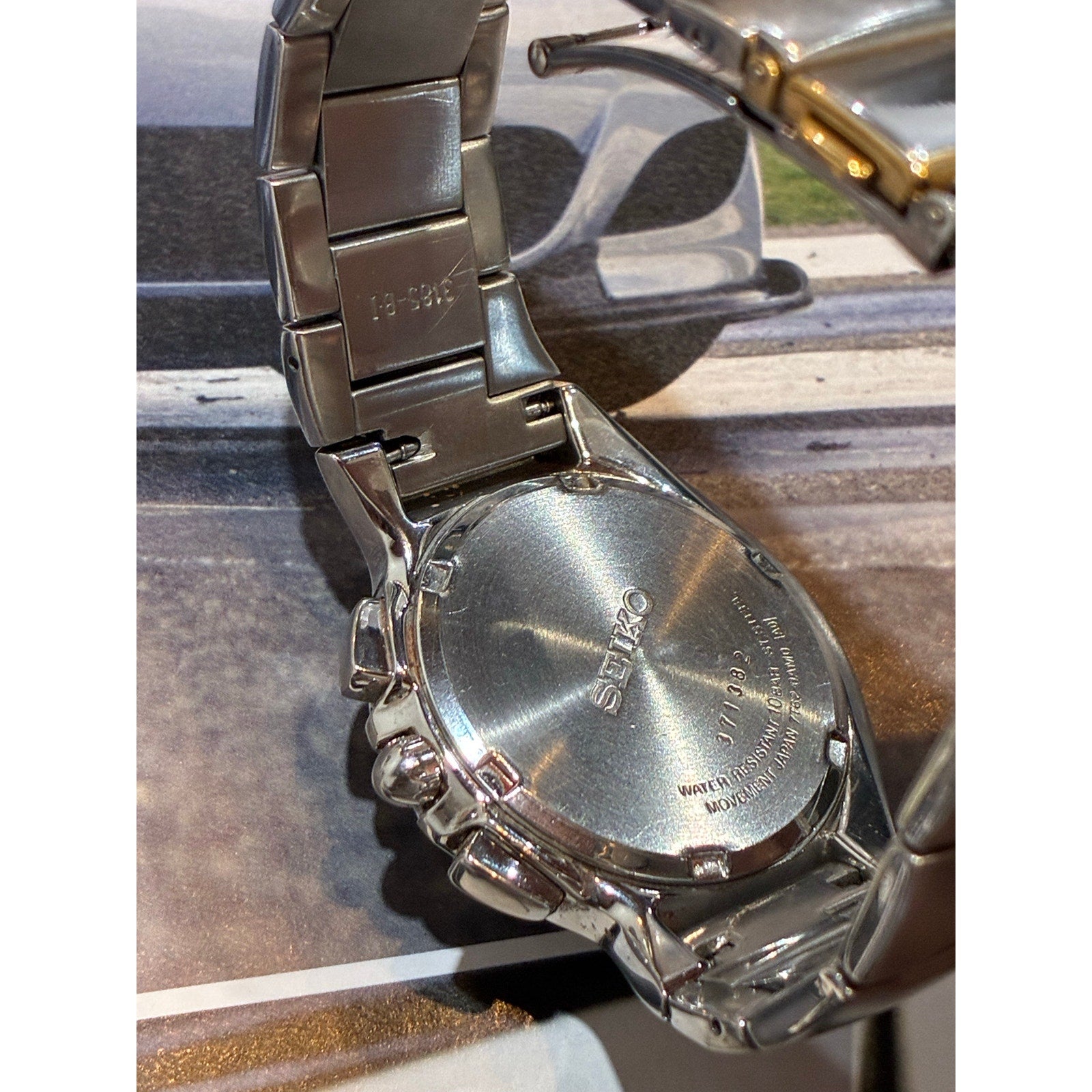 Vintage Seiko Assymetrical Chronograph 7T62-0AM0