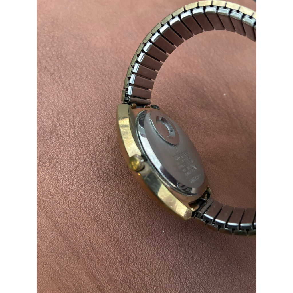 Vintage Waltham Sonic Electronic Swiss Made Gold Tone Men's Watch