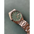 Vintage Citizen Automatic 21 Jewels Green Dial Day Date 4-R34229 Japan