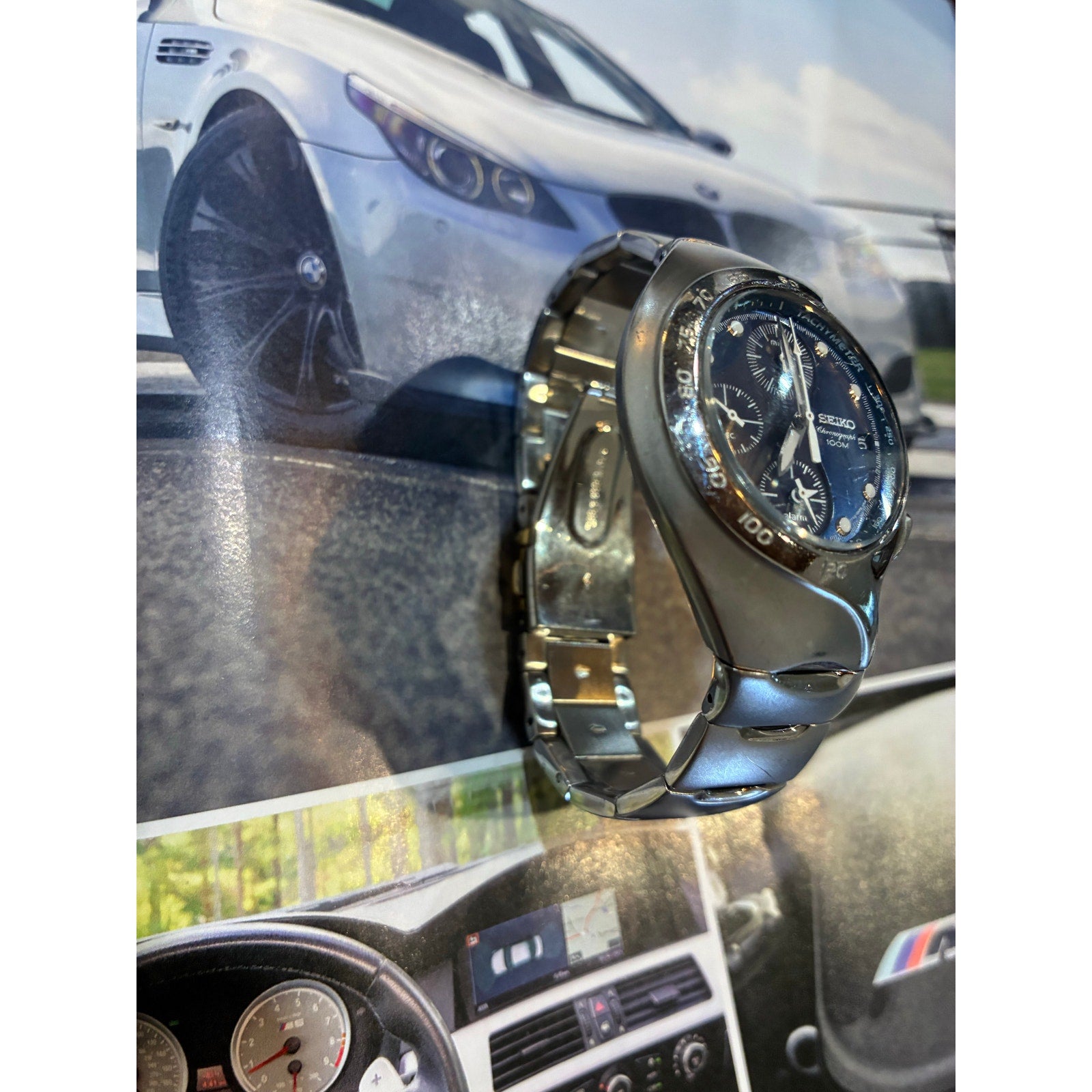 Vintage Seiko Assymetrical Chronograph 7T62-0AM0