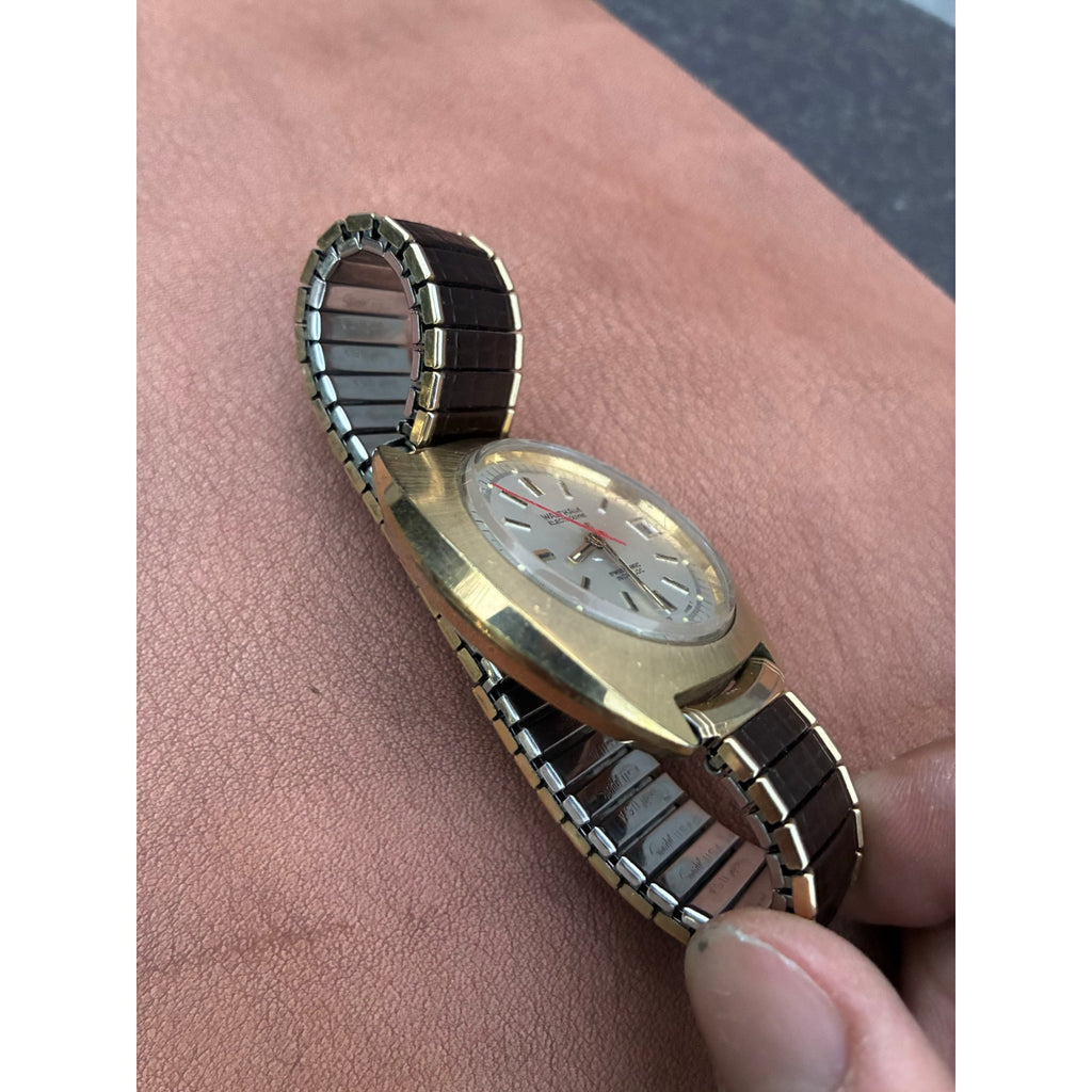 Vintage Waltham Sonic Electronic Swiss Made Gold Tone Men's Watch