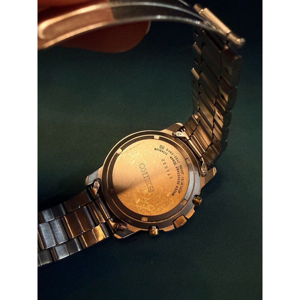 Vintage Seiko Chronograph Men’s Watch 7t62-0BE0