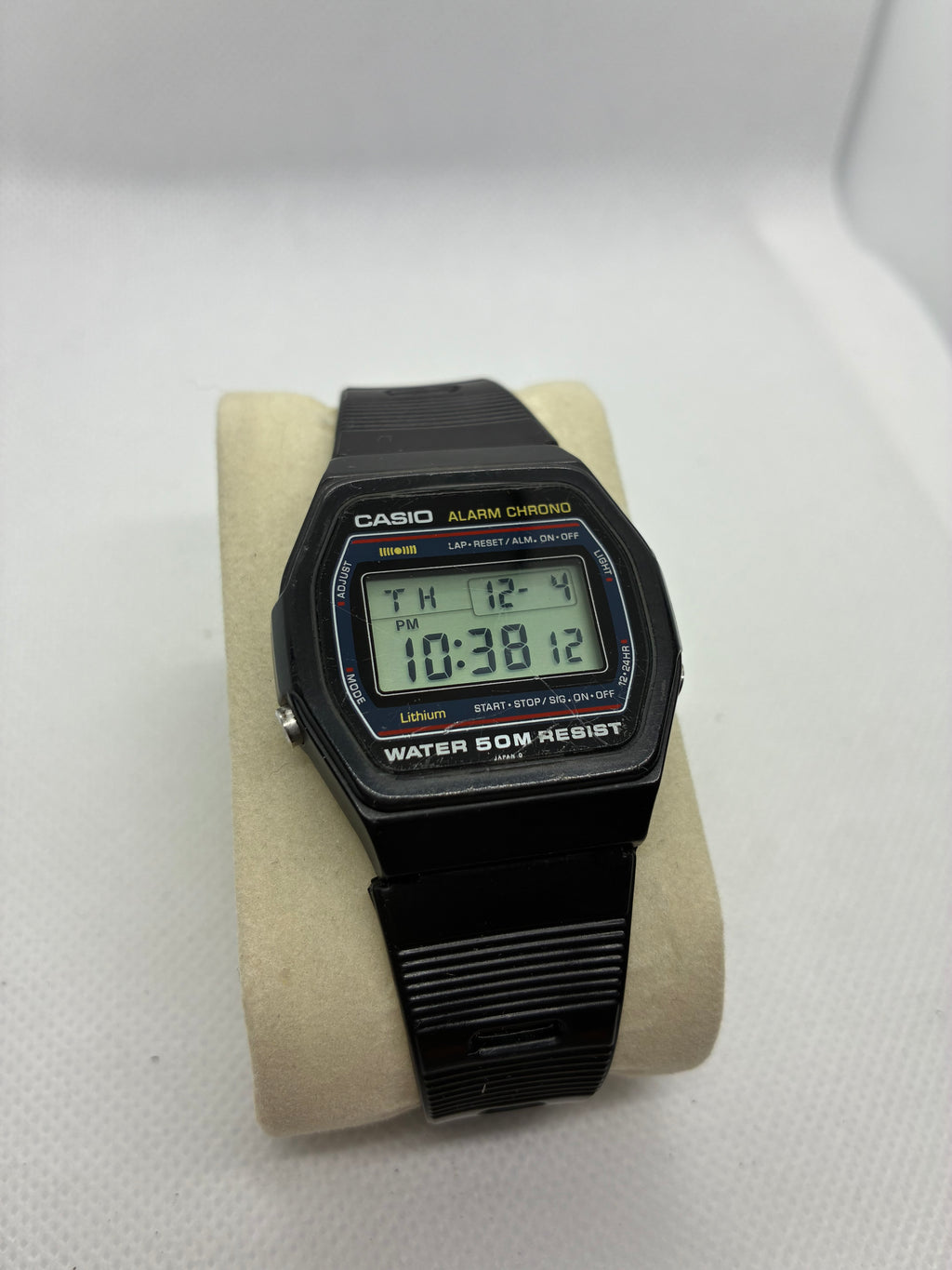 Vintage Casio W-26 Digital Alarm Chronograph Watch – Module 248 – 50M Water Resist