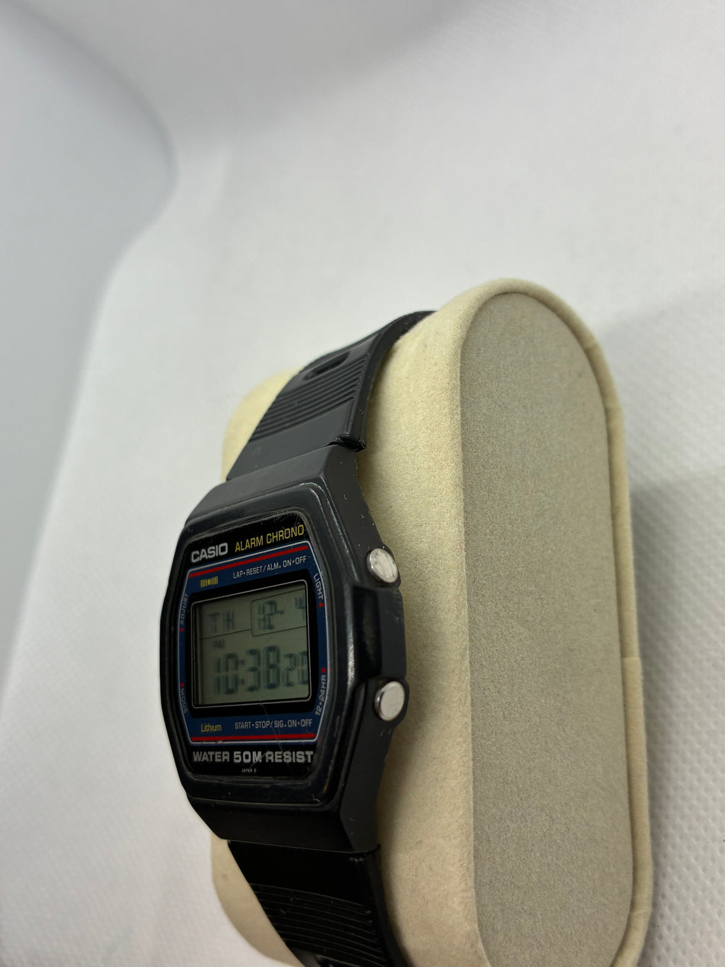 Vintage Casio W-26 Digital Alarm Chronograph Watch – Module 248 – 50M Water Resist