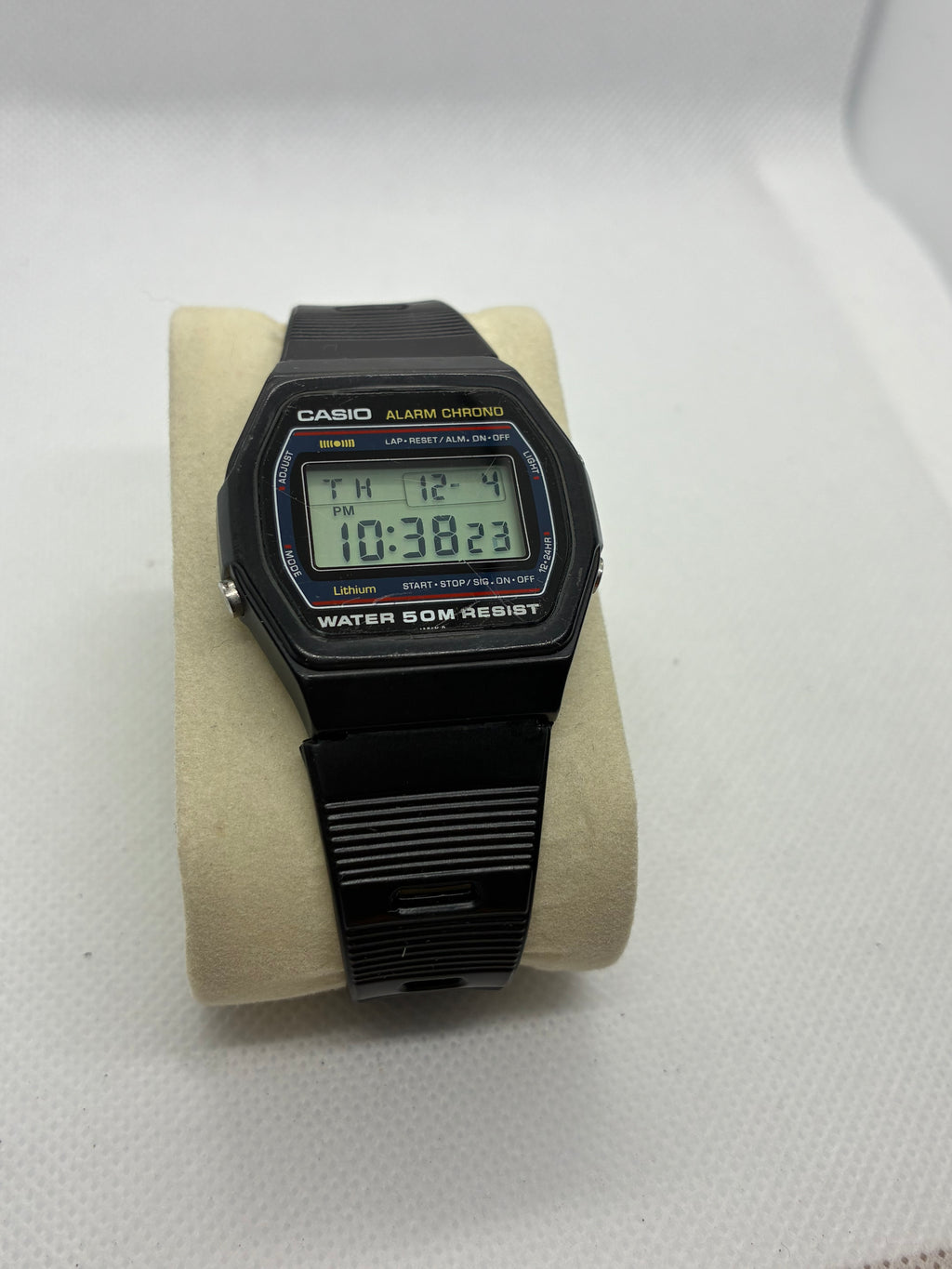 Vintage Casio W-26 Digital Alarm Chronograph Watch – Module 248 – 50M Water Resist