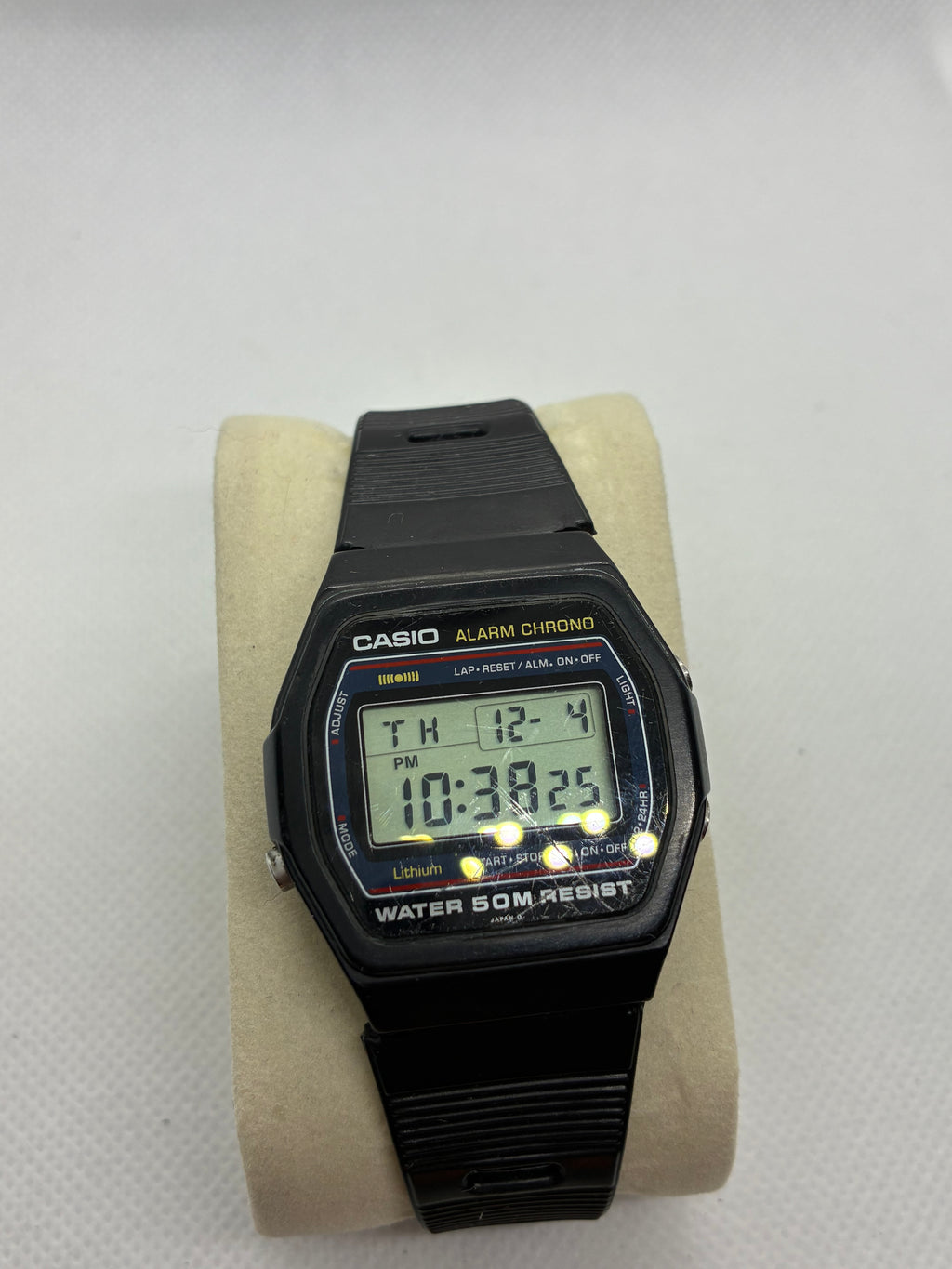 Vintage Casio W-26 Digital Alarm Chronograph Watch – Module 248 – 50M Water Resist