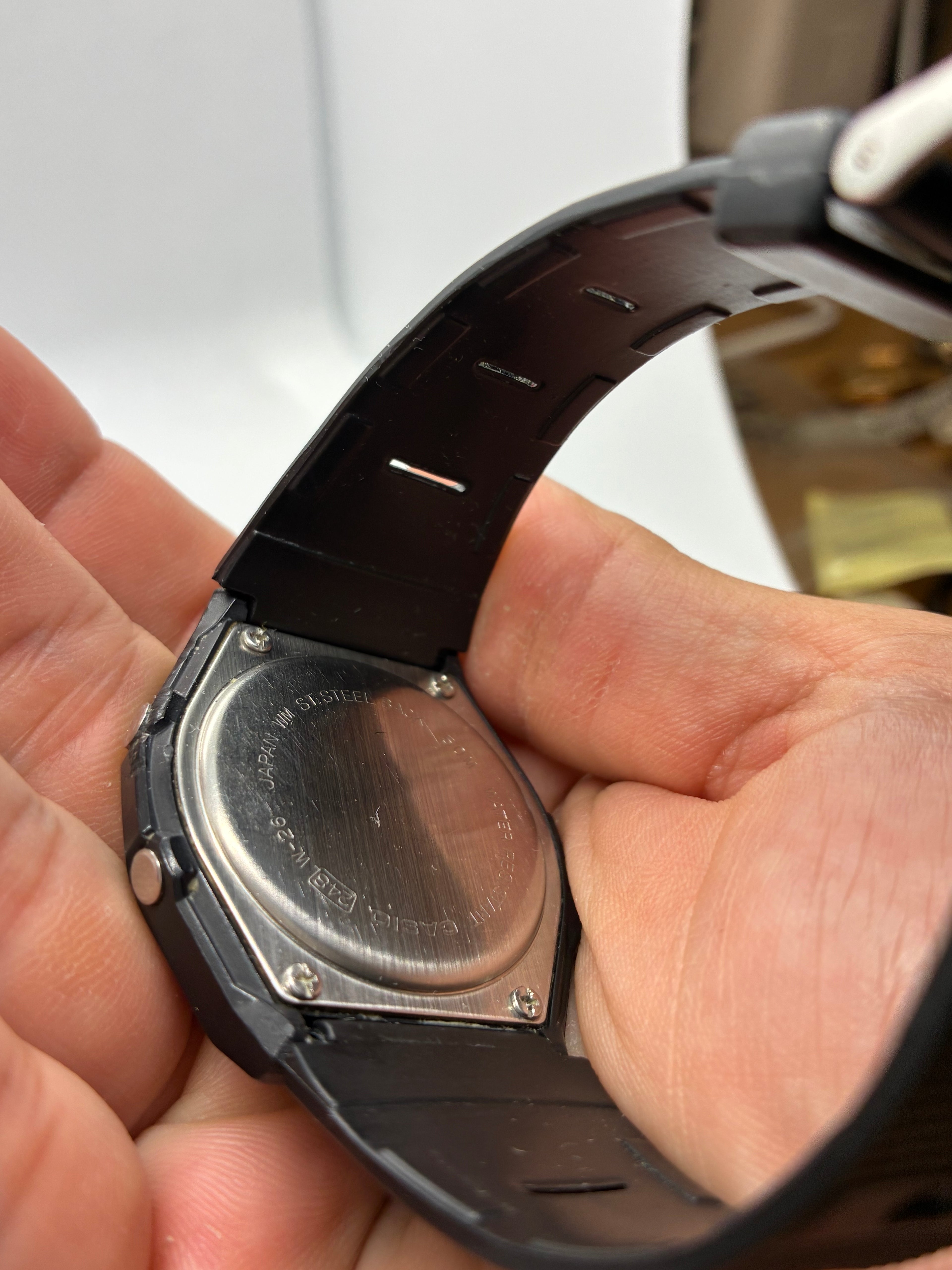 Vintage Casio W-26 Digital Alarm Chronograph Watch – Module 248 – 50M Water Resist