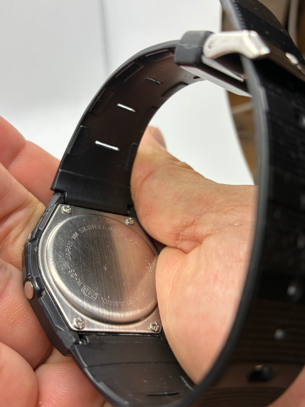 Vintage Casio W-26 Digital Alarm Chronograph Watch – Module 248 – 50M Water Resist