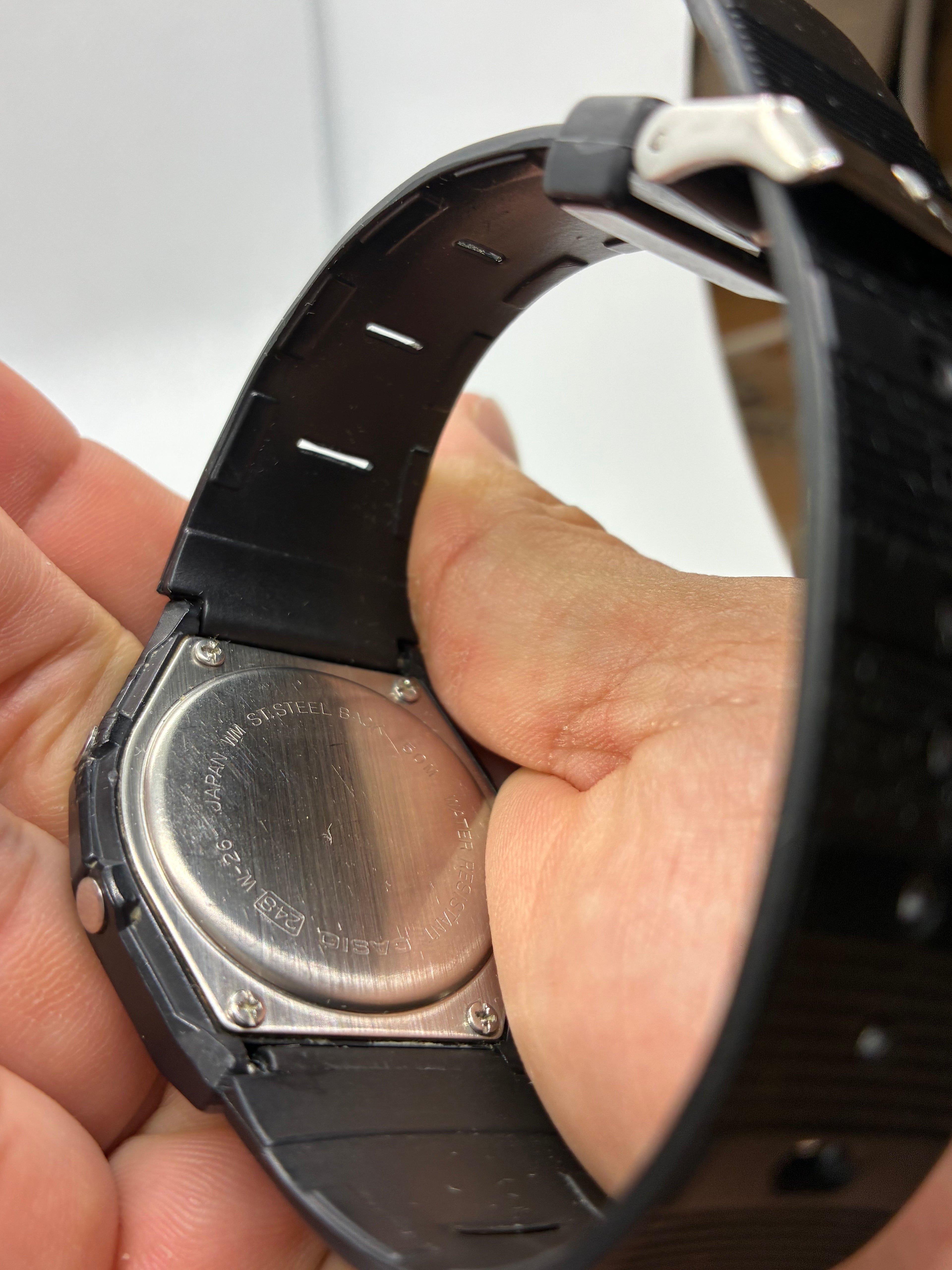 Vintage Casio W-26 Digital Alarm Chronograph Watch – Module 248 – 50M Water Resist