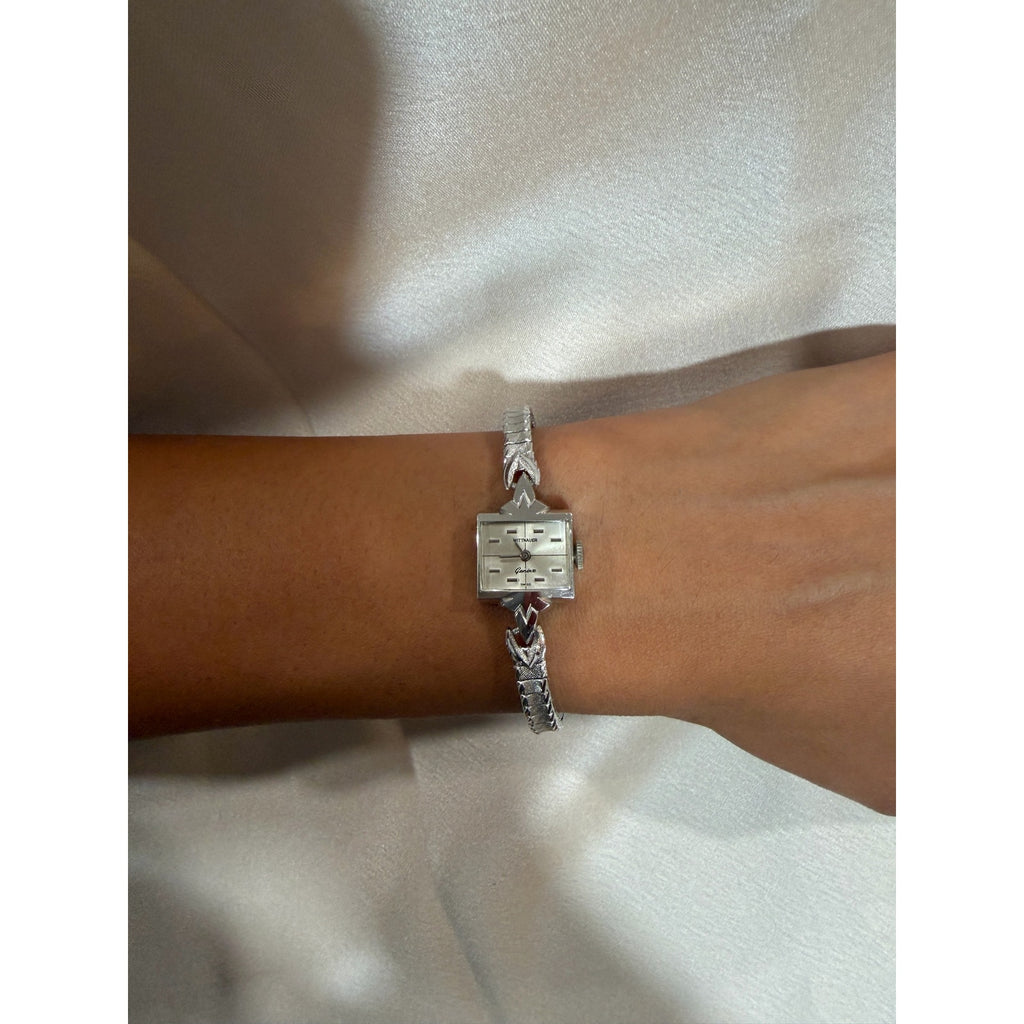 Vintage Wittnauer Geneve Swiss Ladies Mechanical 10k GF Cocktail Watch