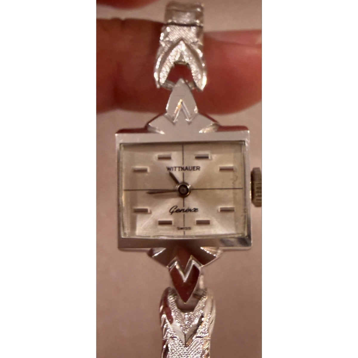 Vintage Wittnauer Geneve Swiss Ladies Mechanical 10k GF Cocktail Watch