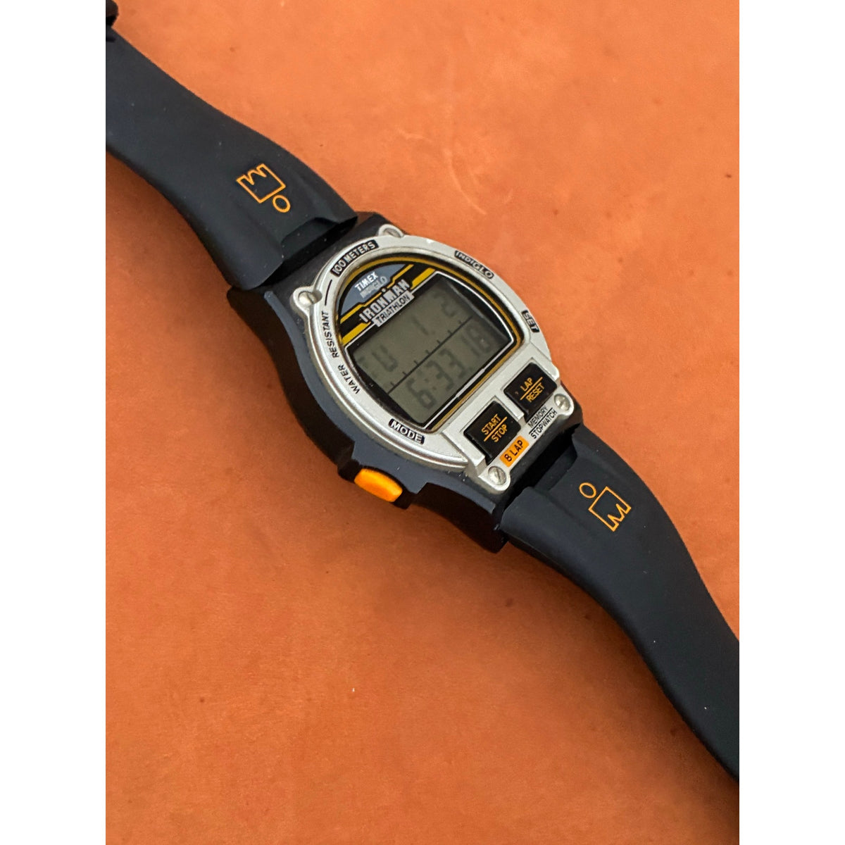 Vintage Timex Ironman Triathlon 8 Lap Indiglo Digital Watch 100M