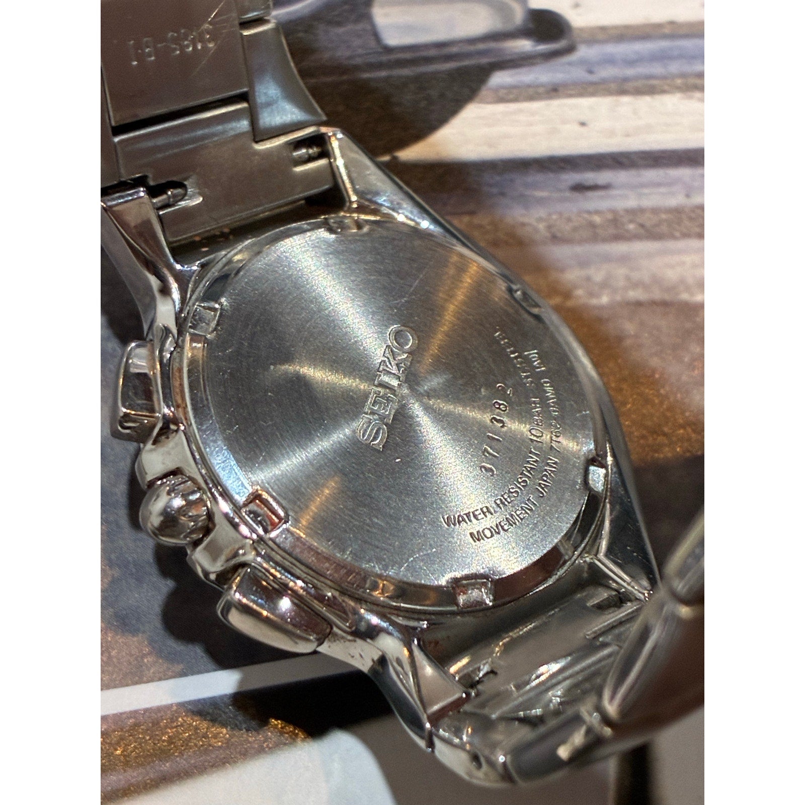 Vintage Seiko Assymetrical Chronograph 7T62-0AM0