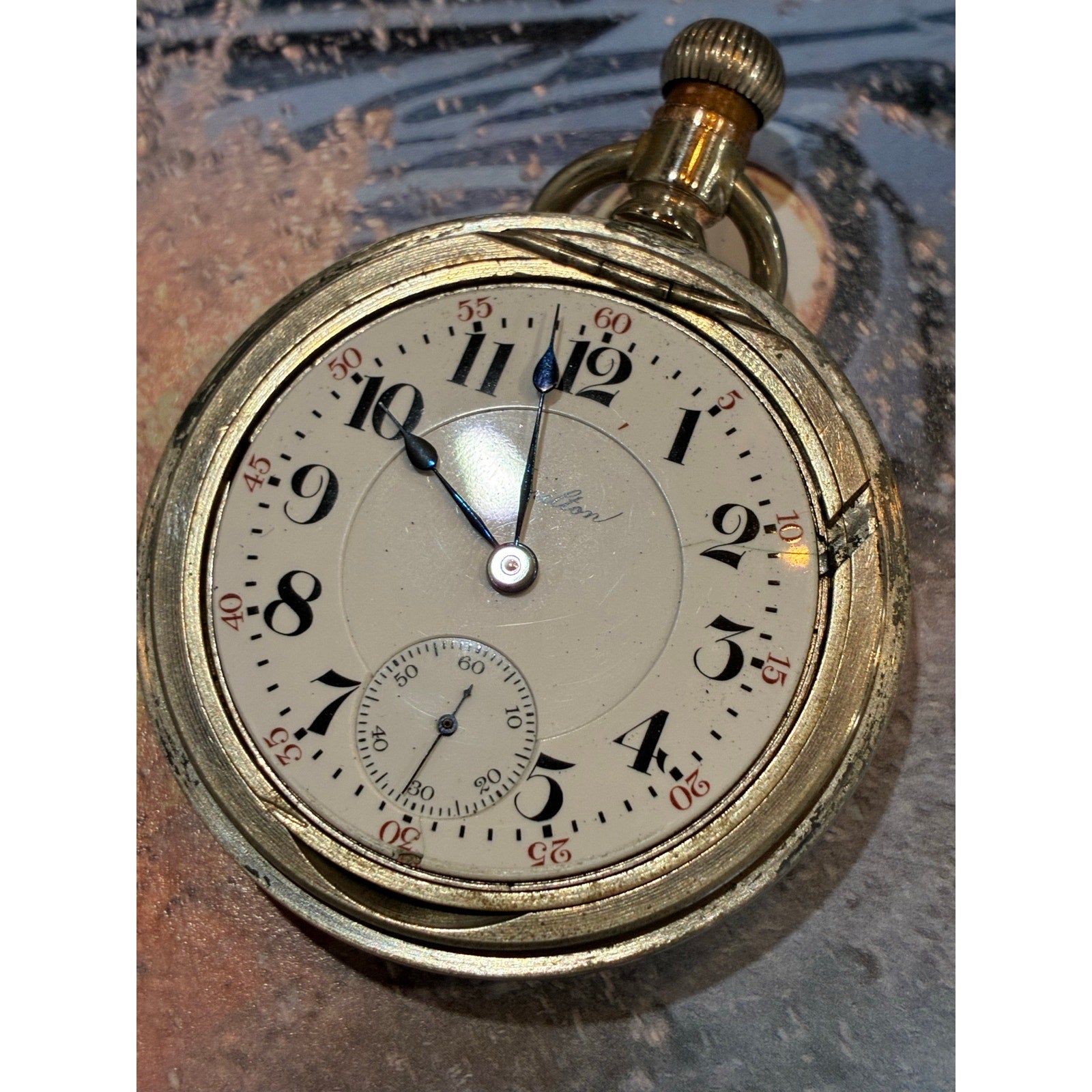 Hamilton Pocketwatch grade 940 18s 21J Railroad Grade Working