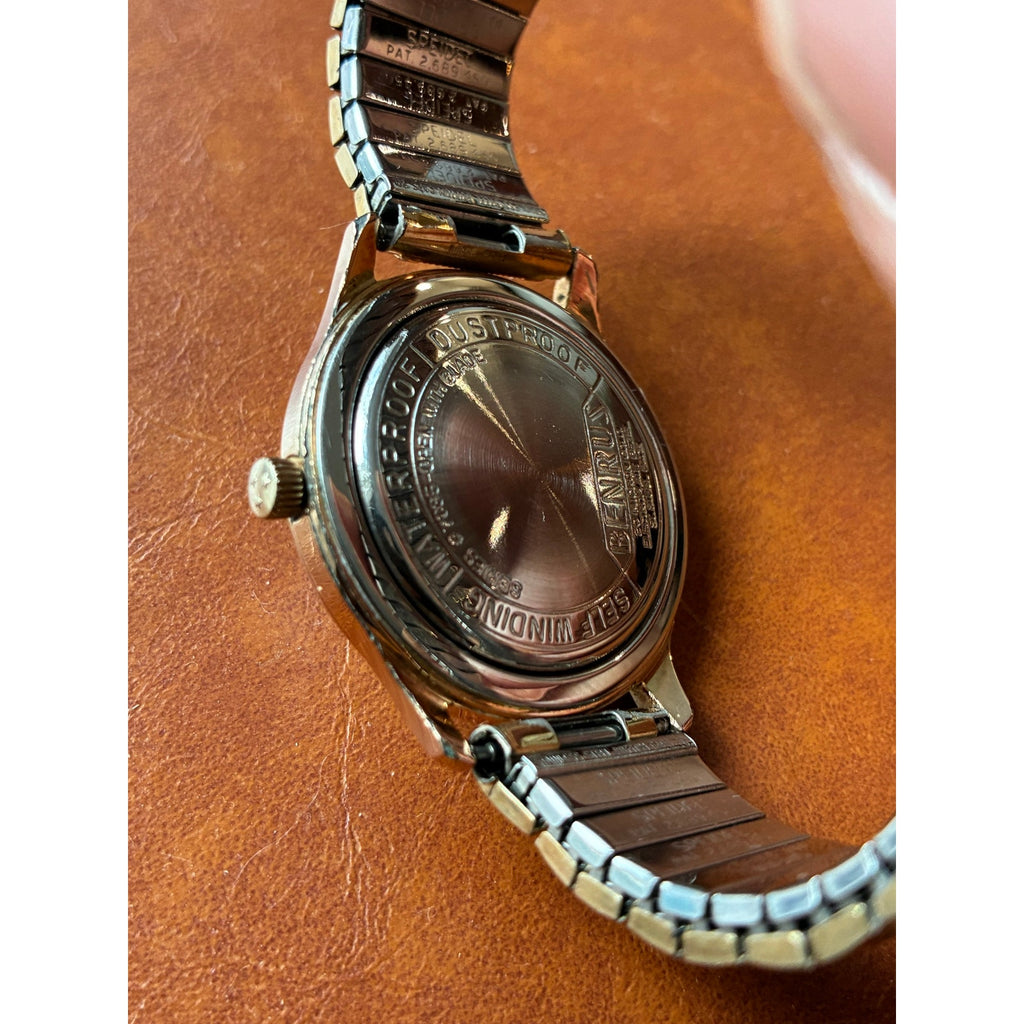 Vintage Benrus 3 Star Self Winding Automatic Swiss Watch Original Box