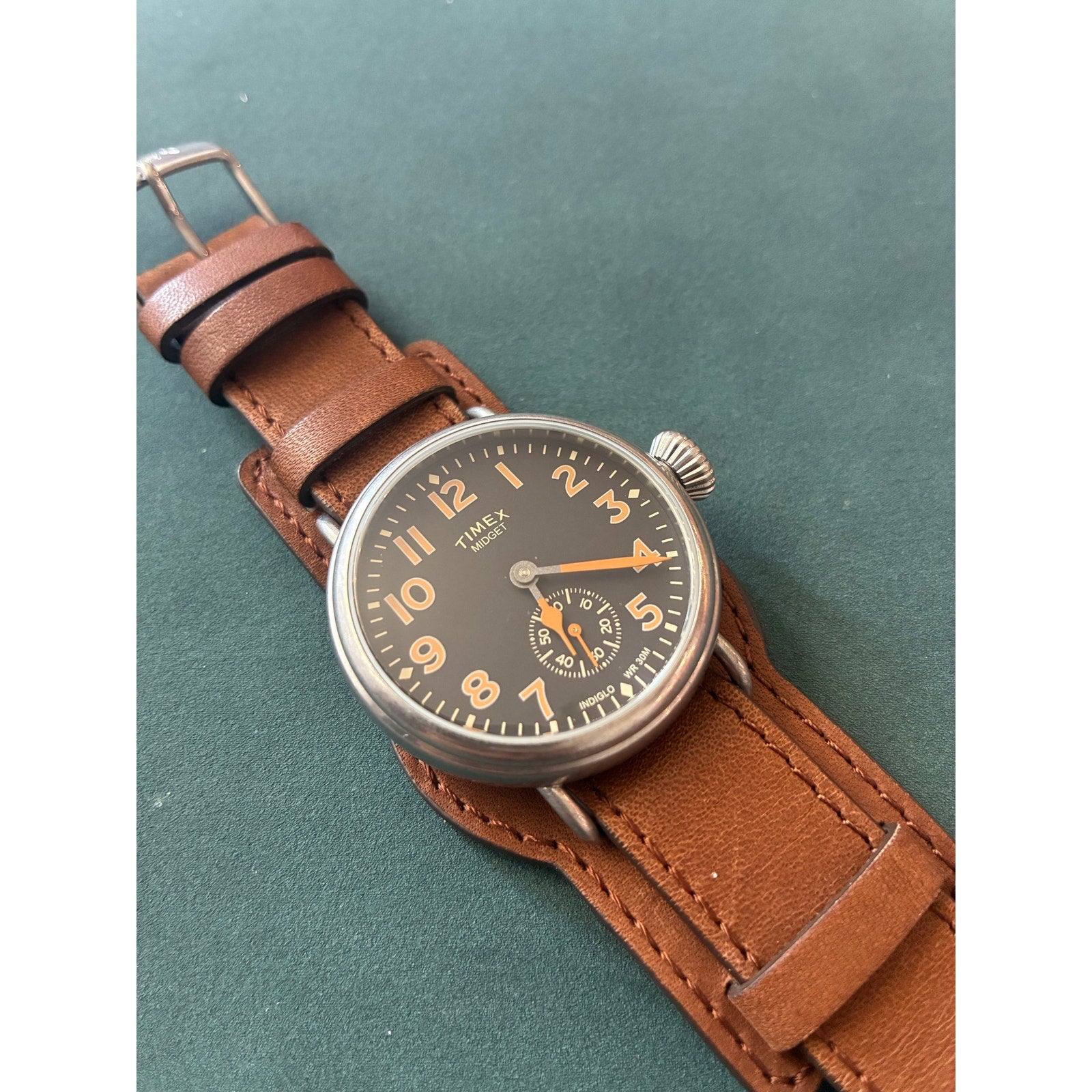 Timex Midget Japan Limited Trench Watch INDIGLO Quartz Rare JDM