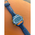 Vintage Seiko Super Runners S650-400A Blue Orange Digital Watch 120 Lap