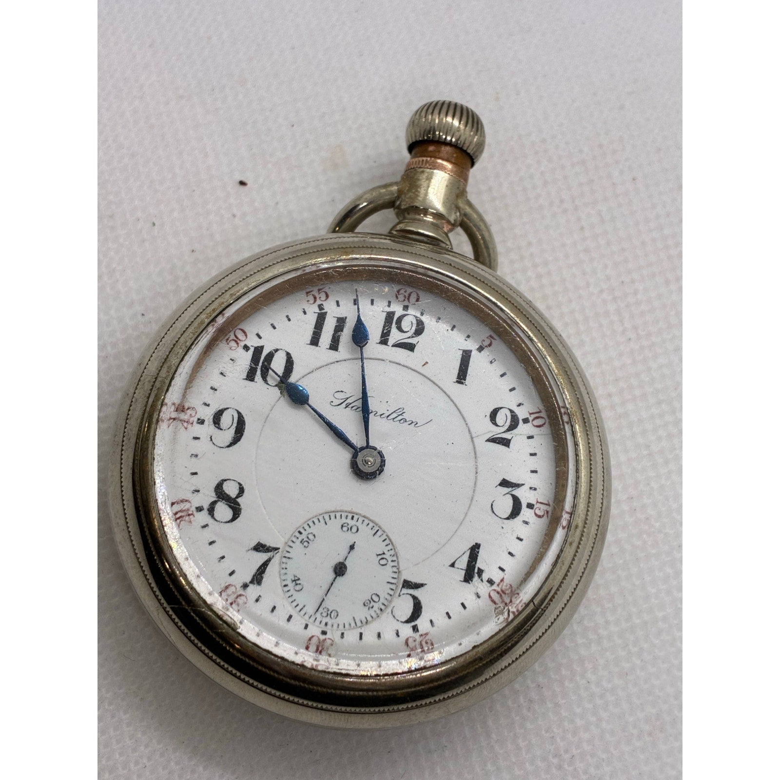 Hamilton Pocketwatch grade 940 18s 21J Railroad Grade Working