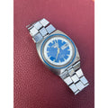 Vintage Seiko 5 Automatic 21 Jewel Blue Dial Day Date 1970s Men’s Watch