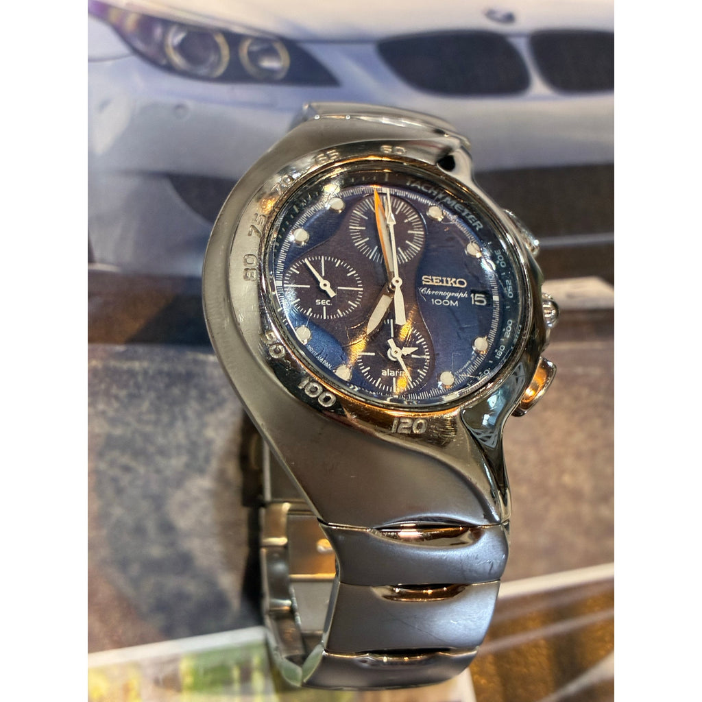 Vintage Seiko Assymetrical Chronograph 7T62-0AM0