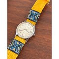 Timex Water resistant mechanical watch on hipster strap.