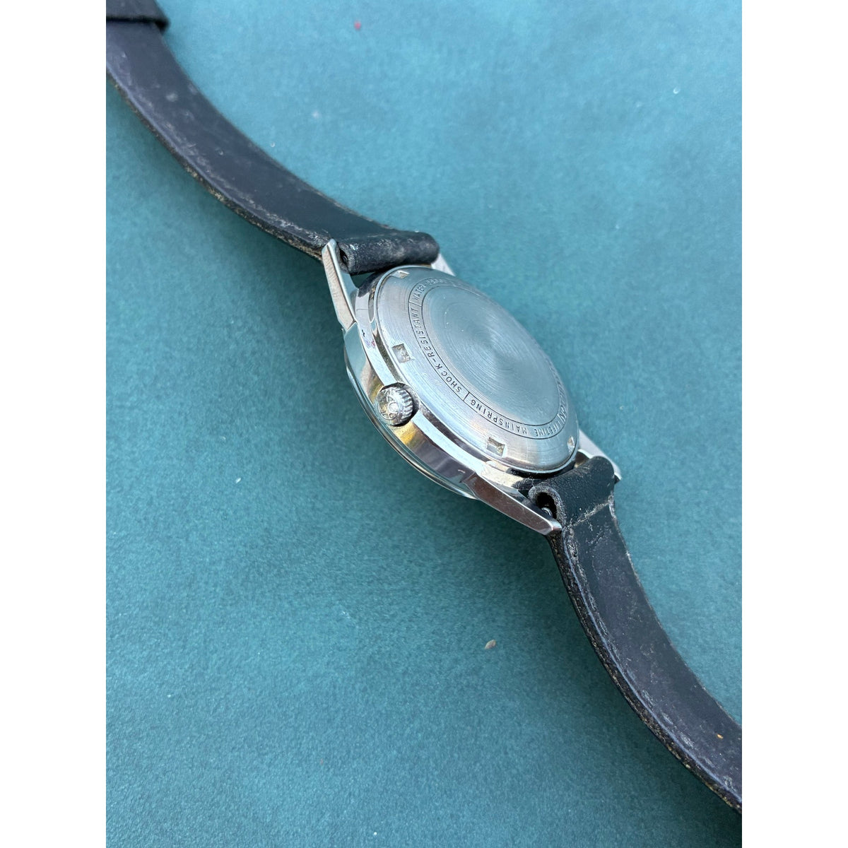 Vintage Hamilton Automatic Watch Silver Dial Stainless Steel New Crystal