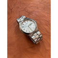 Citizen Quartz Men’s Watch Silver Dial Day Date Stainless Steel WR 50 New Battery