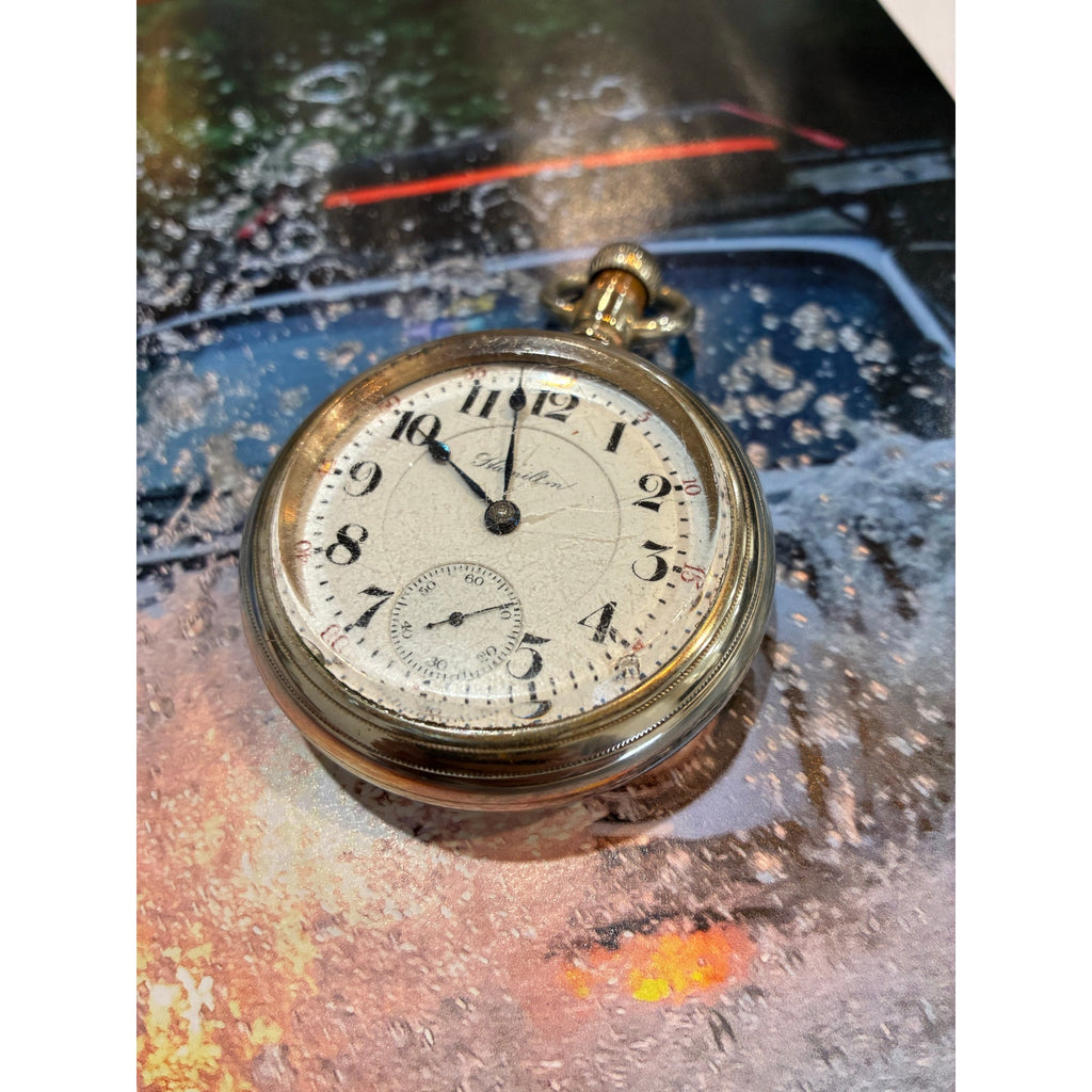 Hamilton Pocketwatch grade 940 18s 21J Railroad Grade Working