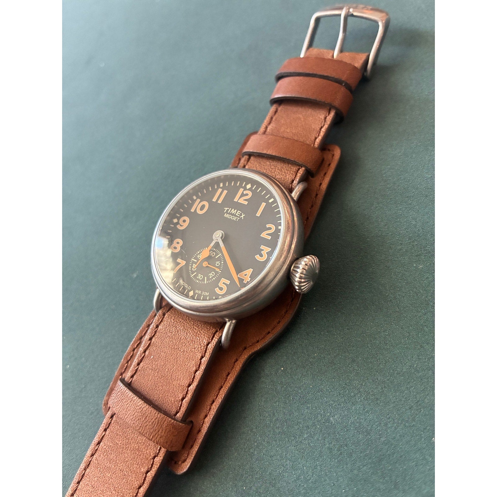 Timex Midget Japan Limited Trench Watch INDIGLO Quartz Rare JDM